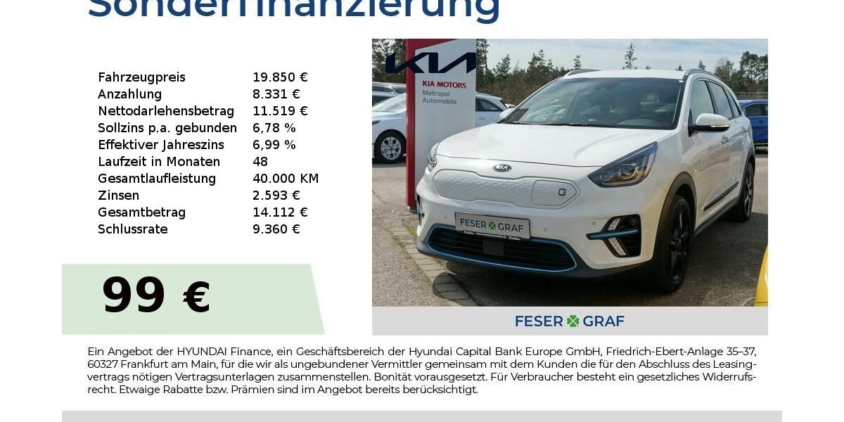 Kia Niro 67.029 km 19.850 &euro; Roth 91154