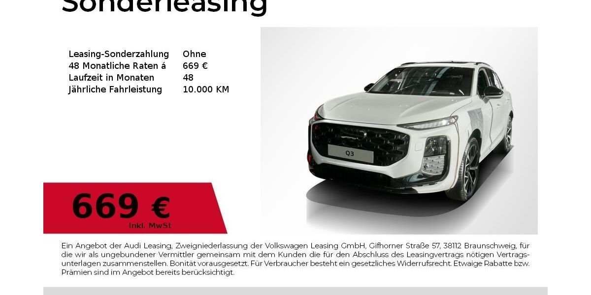Audi Q3 5.500 km 40.880 &euro; Nürnberg 90411