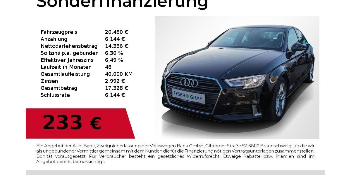 Audi A3 69.000 km 20.480 &euro; Nürnberg 90411