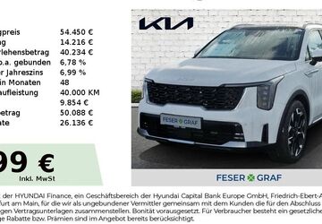 Kia Sorento 3.202 km 56.990 &euro; Nürnberg 90425