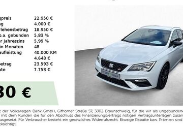 Seat Leon 62.300 km 22.950 &euro; Schwabach 91126