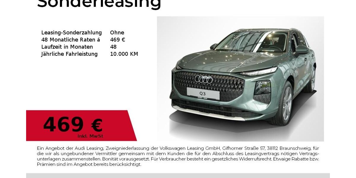 Audi Q3 1.400 km 40.880 &euro; Nürnberg 90411