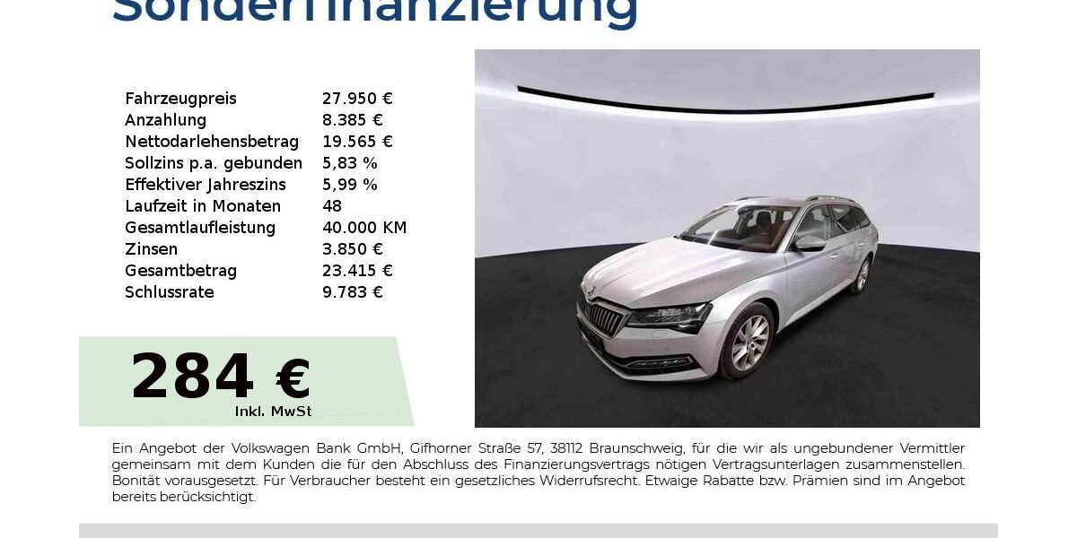 Skoda Superb 70.750 km 27.950 &euro; Nürnberg 90431