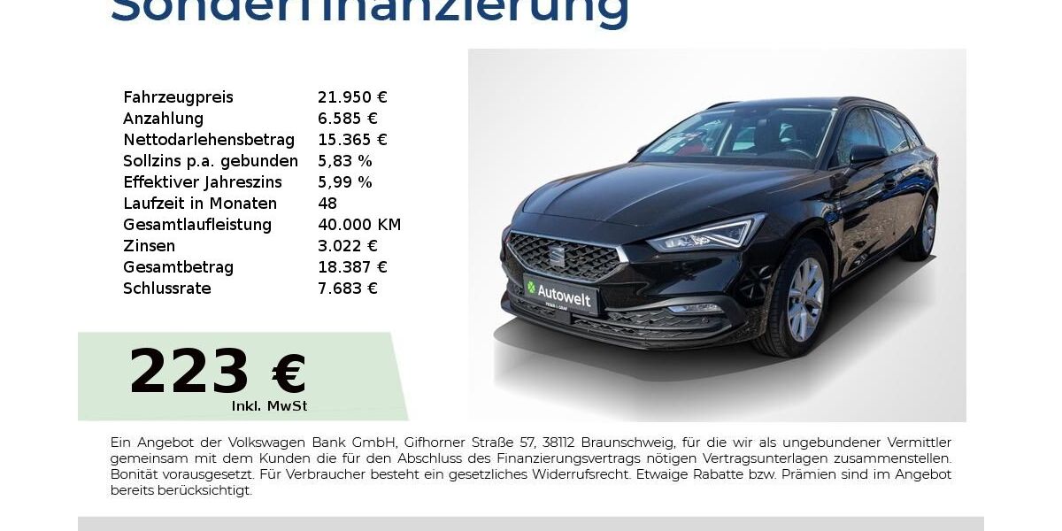 Seat Leon 72.250 km 20.980 &euro; Nürnberg 90431