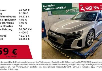 Audi e-tron GT 73.130 km 45.840 &euro; Nürnberg 90441