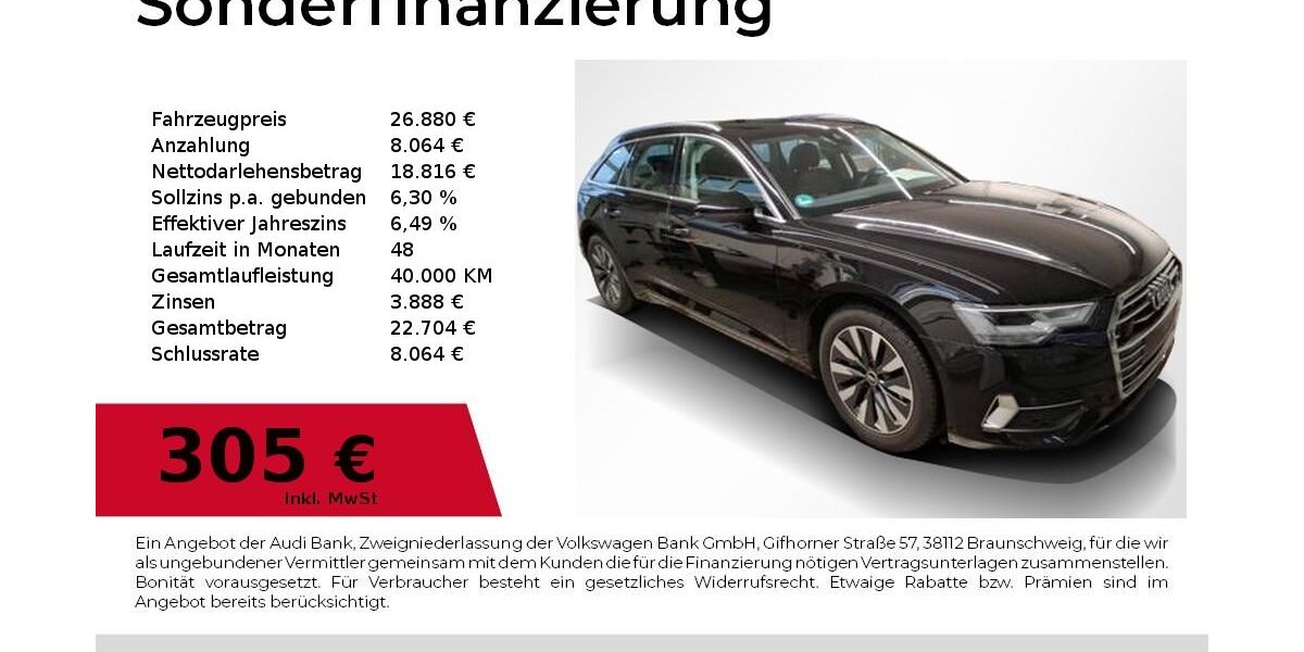 Audi A6 92.200 km 26.880 &euro; Nürnberg 90411