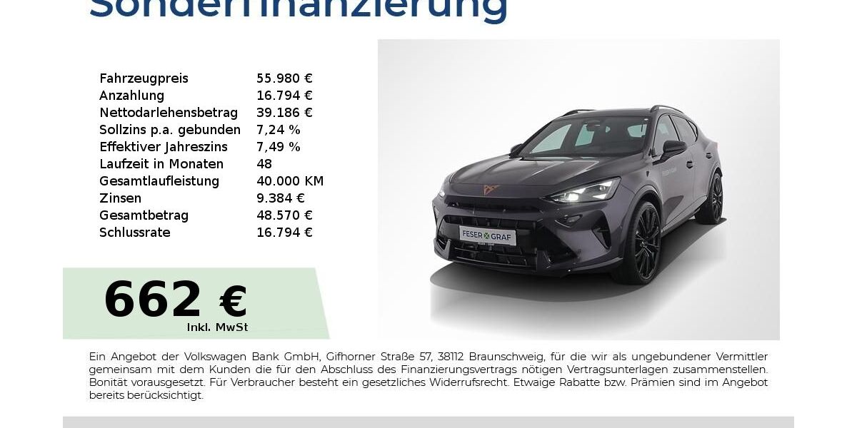 Cupra Formentor 9.990 km 52.770 &euro; Nürnberg 90441