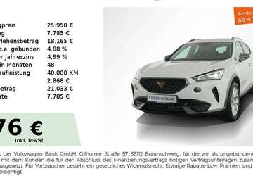 Cupra Formentor 23.550 km 25.950 &euro; Nürnberg 90441