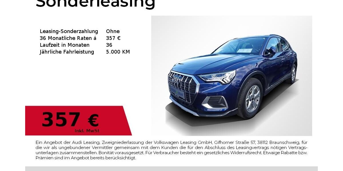 Audi Q3 19.390 km 37.740 &euro; Erlangen 91058