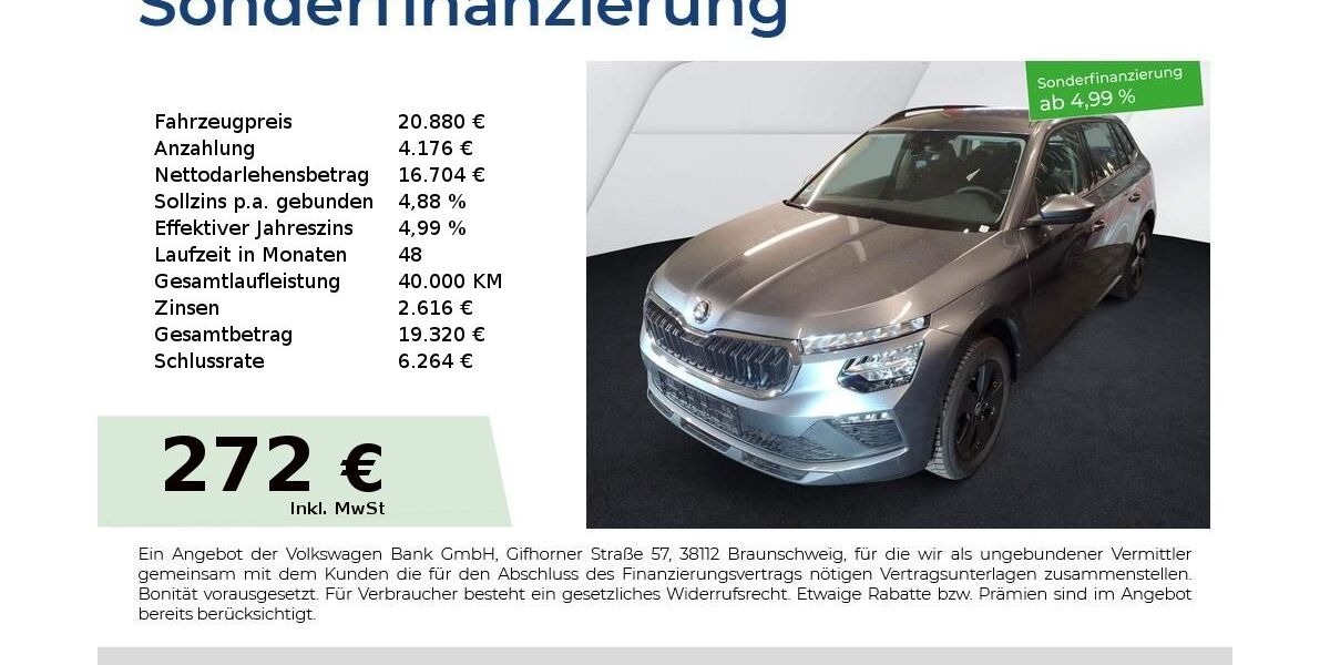 Skoda Kamiq 9.950 km 20.880 &euro; Nürnberg 90441