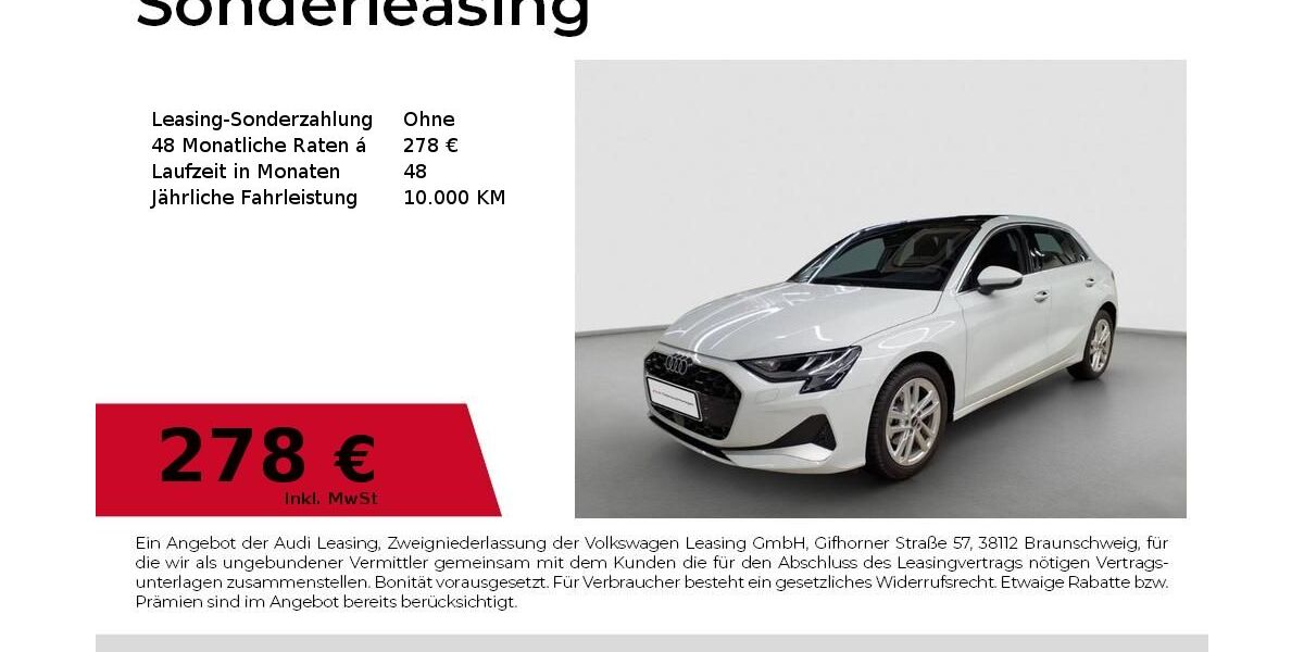 Audi A3 7.450 km 31.980 &euro; Nürnberg 90411