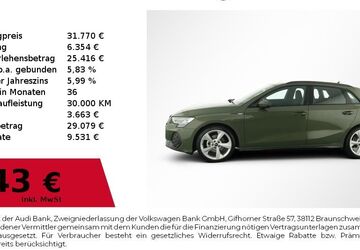 Audi A3 8.700 km 31.770 &euro; Nürnberg 90441