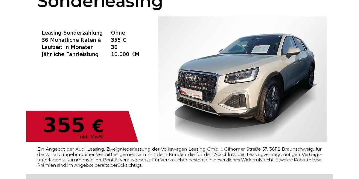 Audi Q2 4.300 km 35.950 &euro; Lauf an der Pegnitz 91207