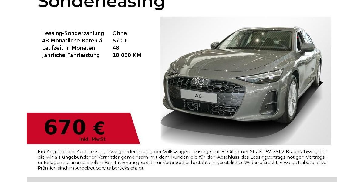 Audi A6 3.500 km 57.980 &euro; Nürnberg 90411