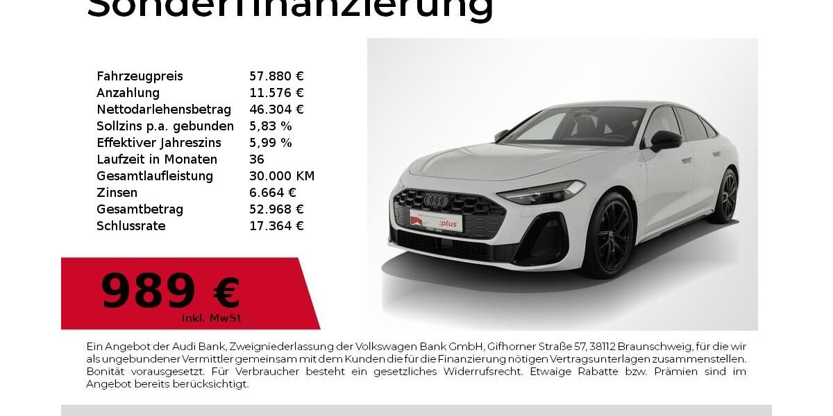 Audi A5 8.400 km 57.880 &euro; Nürnberg 90441
