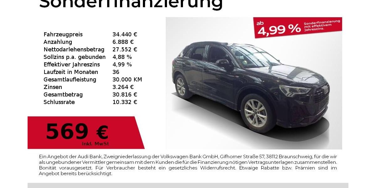 Audi Q3 16.999 km 34.440 &euro; Nürnberg 90441