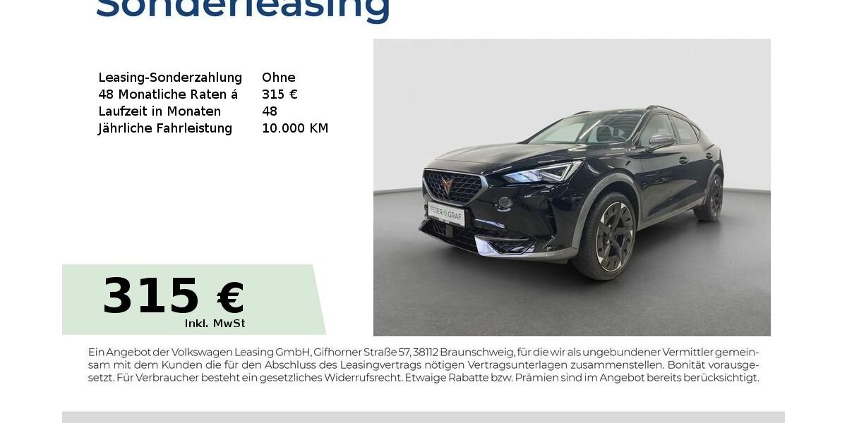 Cupra Formentor 32.990 km 26.980 &euro; Fürth 90763