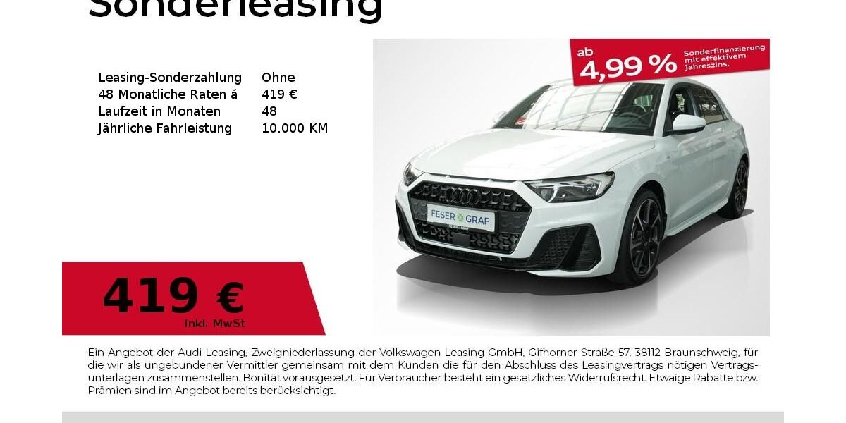 Audi A1 4.900 km 33.480 &euro; Fürth 90763