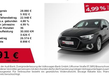 Audi A3 34.649 km 29.660 &euro; Nürnberg 90441