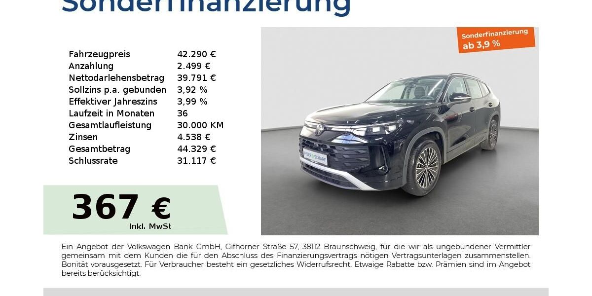 VW Tayron 25.188 km 41.490 &euro; Fürth 90763