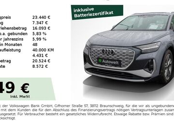 Audi Q4 e-tron 149.750 km 23.440 &euro; Nürnberg 90431