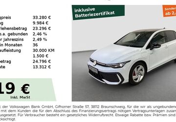VW Golf 13.991 km 33.280 &euro; Fürth 90763