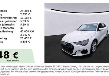 Audi A3 57.950 km 24.450 &euro; Nürnberg 90431