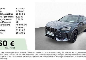 Cupra Formentor 25.100 km 30.950 &euro; Schwabach 91126