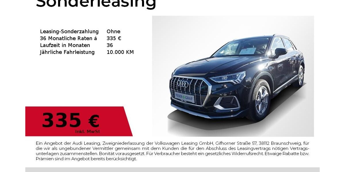 Audi Q3 13.984 km 37.990 &euro; Erlangen 91058