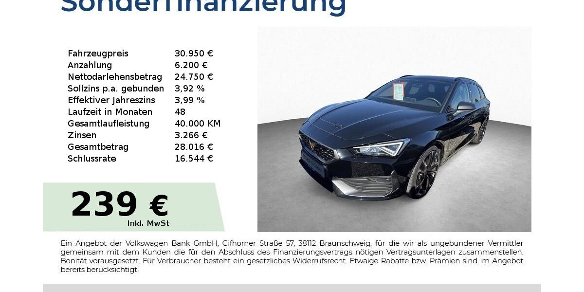 Cupra Leon 16.700 km 30.950 &euro; Schwabach 91126