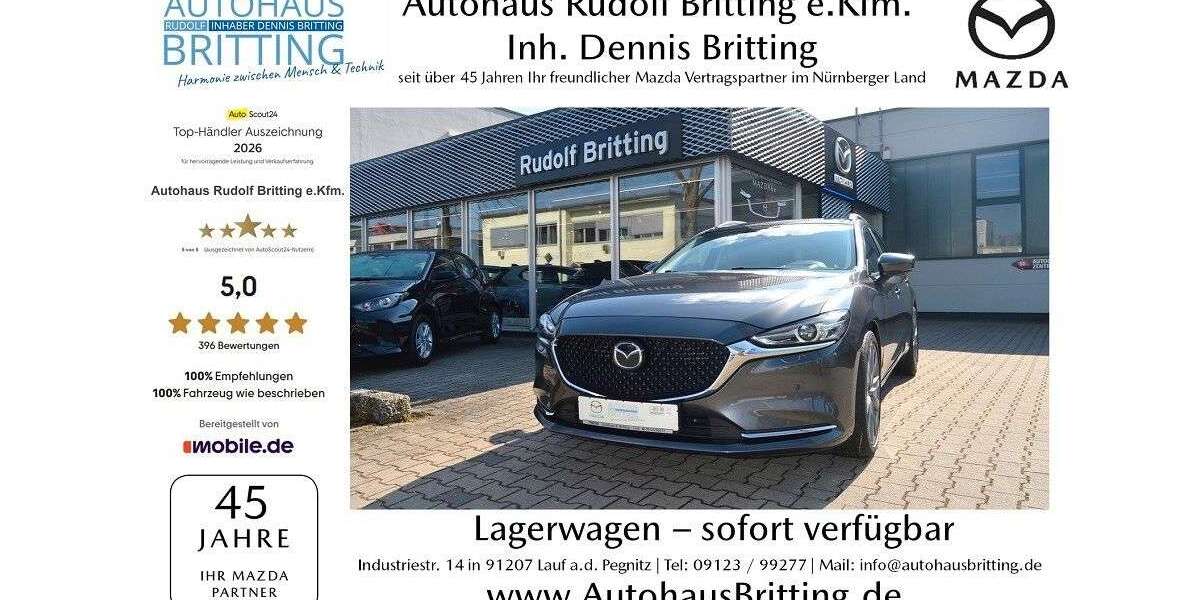 Mazda 6 92.000 km 21.990 &euro; Lauf an der Pegnitz 91207