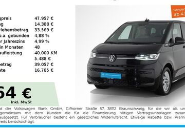 VW T7 Multivan 9.450 km 47.719 &euro; Nürnberg 90441