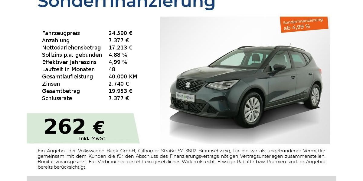 Seat Arona 4.150 km 24.590 &euro; Nürnberg 90441