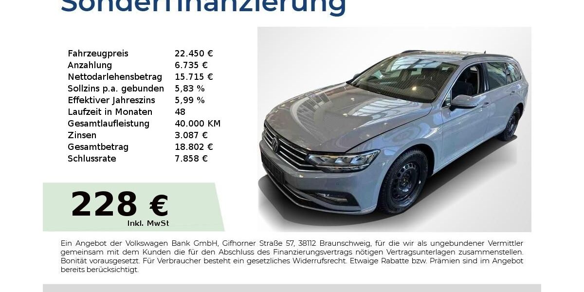 VW Passat Variant 88.450 km 21.940 &euro; Nürnberg 90431