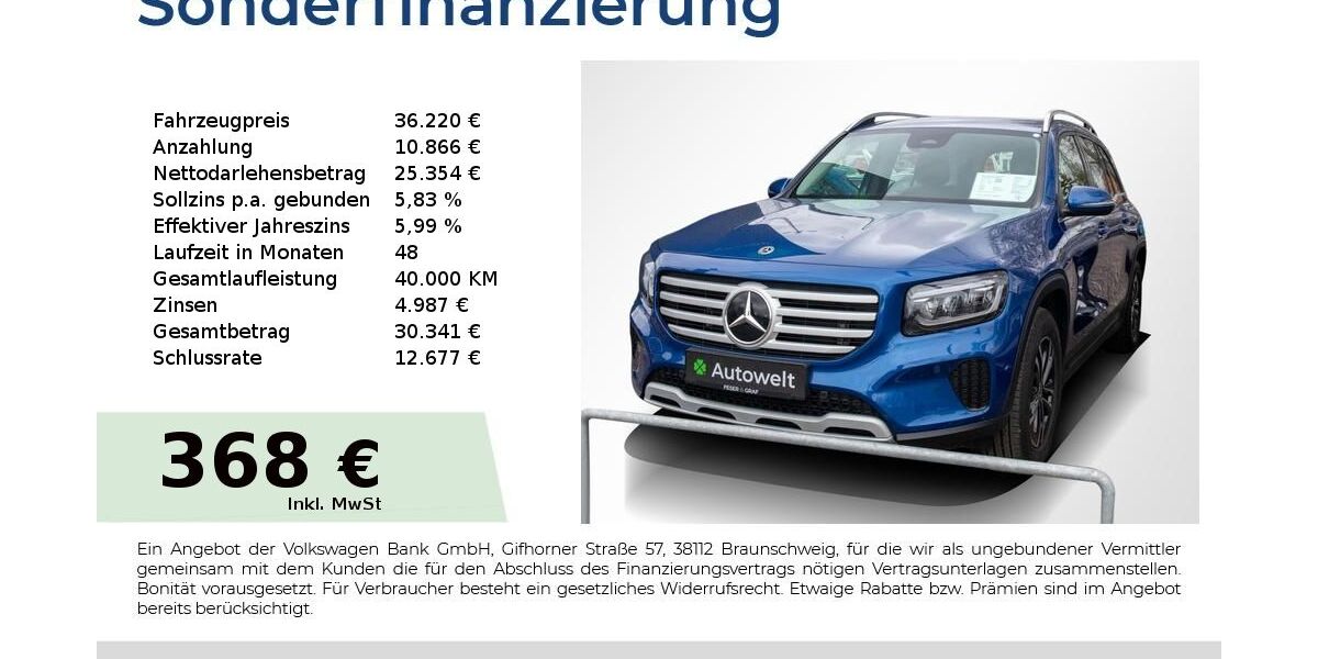 Mercedes-Benz GLB 200 27.450 km 35.770 &euro; Nürnberg 90431