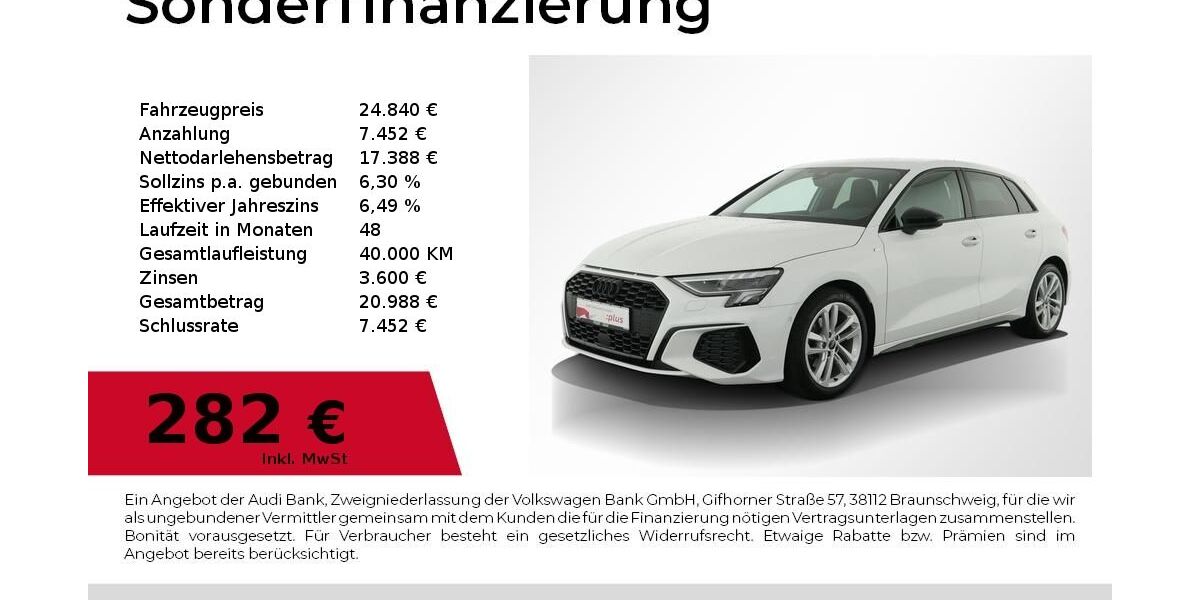 Audi A3 56.300 km 24.840 &euro; Nürnberg 90411