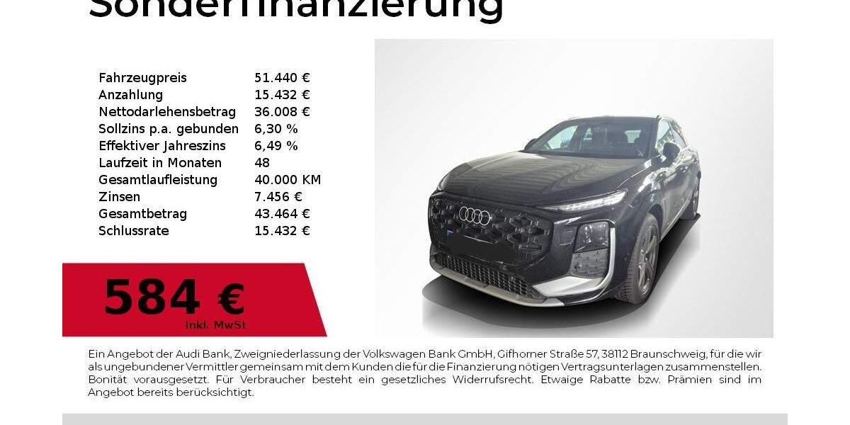 Audi Q3 5.000 km 51.440 &euro; Nürnberg 90411