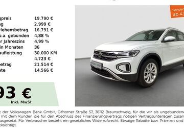 VW T-Roc 42.896 km 18.780 &euro; Fürth 90763