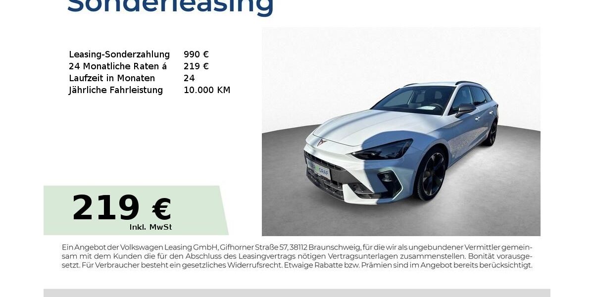 Cupra Leon 18.150 km 30.950 &euro; Schwabach 91126