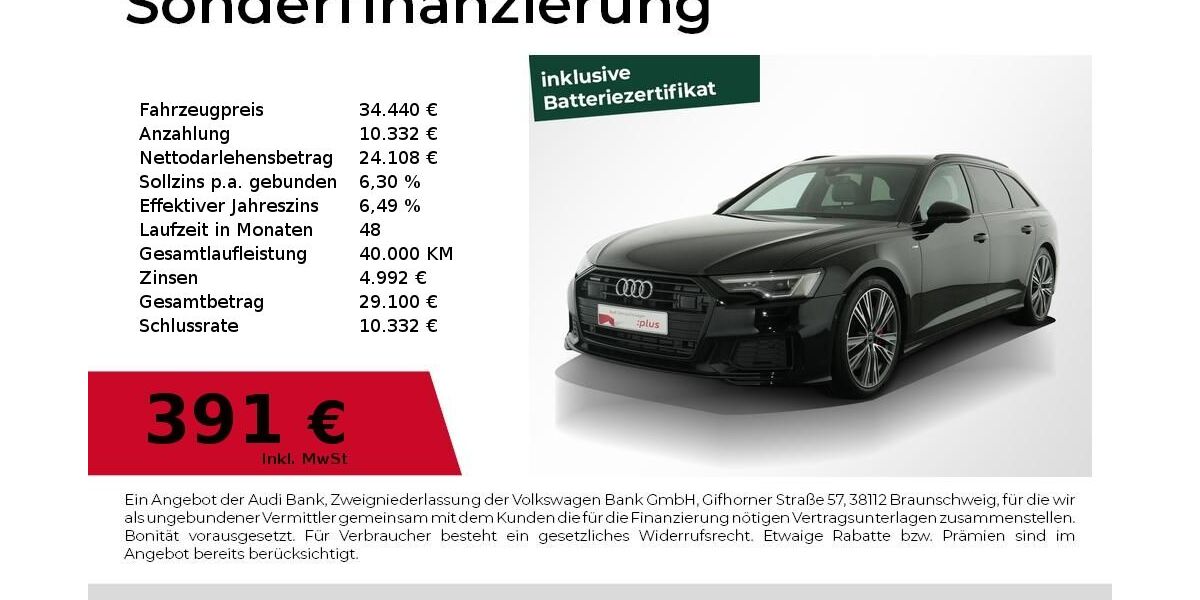 Audi A6 97.700 km 34.440 &euro; Höchstadt an der Aisch 91315