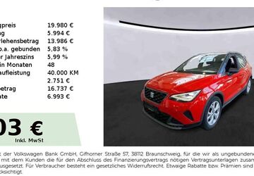 Seat Arona 23.350 km 19.980 &euro; Nürnberg 90431