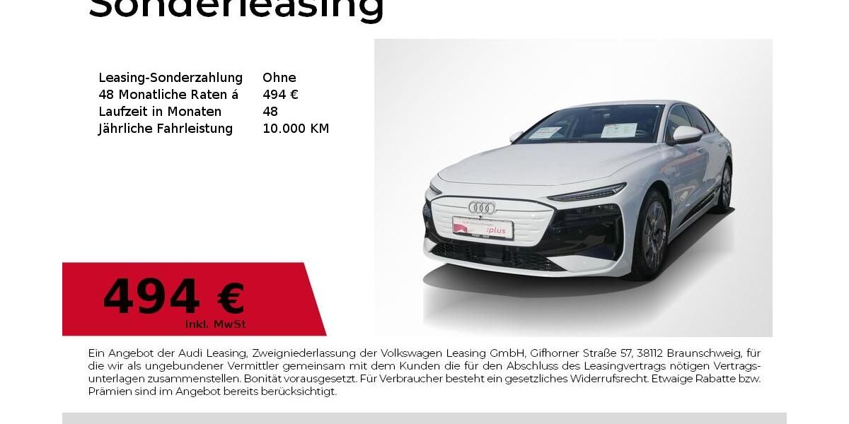 Audi A6 e-tron 3.625 km 55.980 &euro; Erlangen 91058
