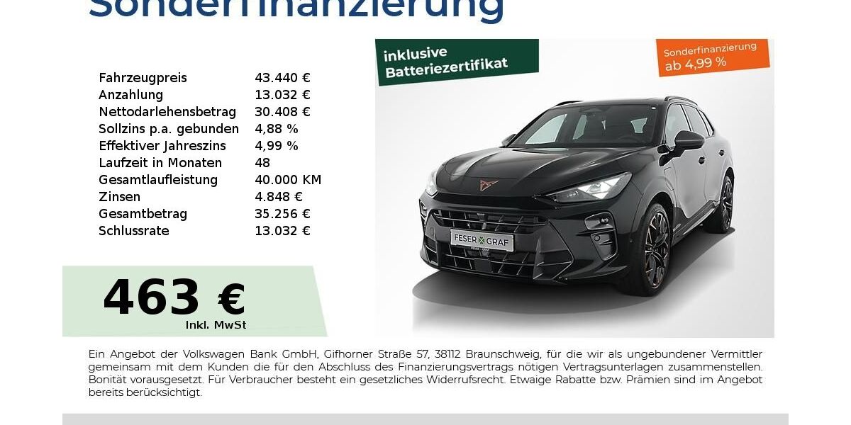 Cupra Terramar 4.750 km 43.440 &euro; Nürnberg 90441