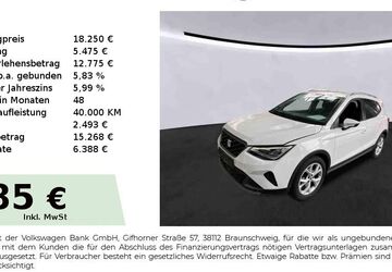 Seat Arona 45.350 km 18.250 &euro; Nürnberg 90431