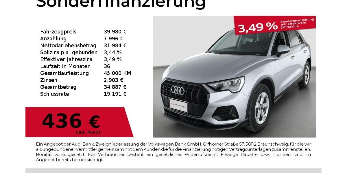 Audi Q3 12.588 km 36.980 &euro; Fürth 90763