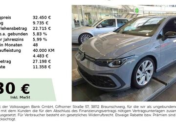 VW Golf 47.350 km 32.450 &euro; Nürnberg 90431