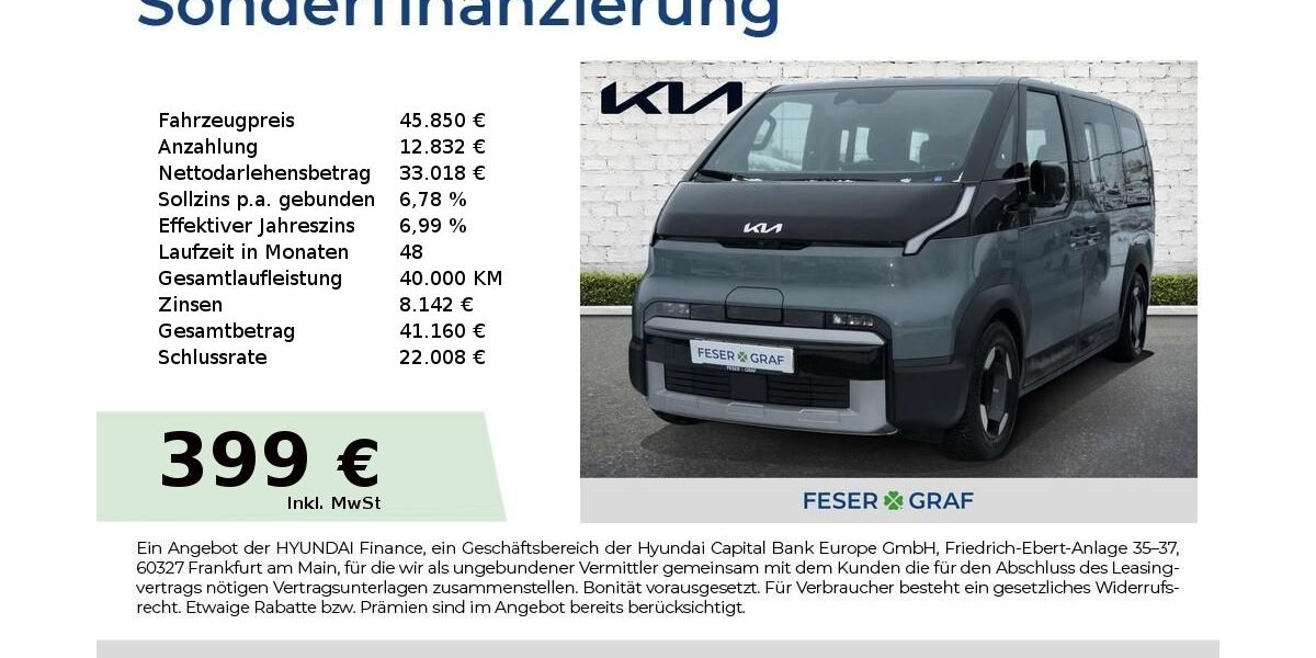 Kia PV5 4.990 km 45.850 &euro; Schwabach 91126