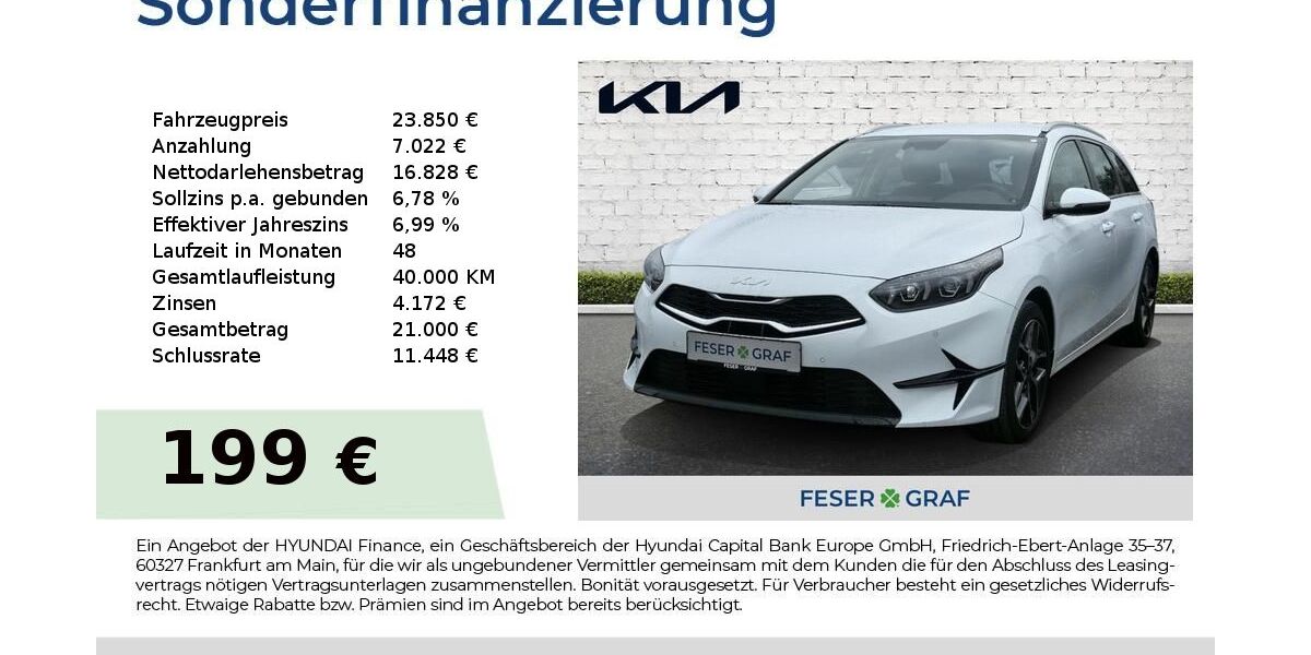 Kia ceed Sportswagon 40.575 km 23.850 &euro; Roth 91154