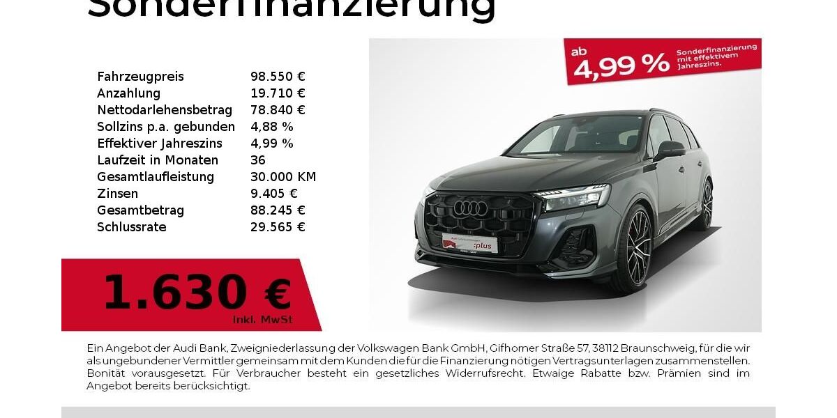 Audi Q7 11.500 km 97.880 &euro; Nürnberg 90441