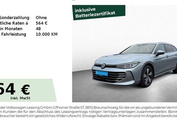 VW Passat Variant 16.990 km 49.490 &euro; Roth 91154